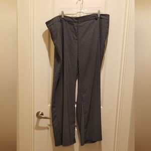 Charter Club Blue and White Polka Dot Women's Pants